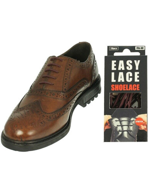 Easy Lace® Adult Round Silicone Laces 20pc - Brown